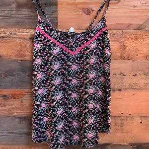 Flowy black tank top